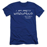 Friends Wisdomous Men's Ultra-Soft 30/1 Cotton Slim Short-Sleeve T-Shirt